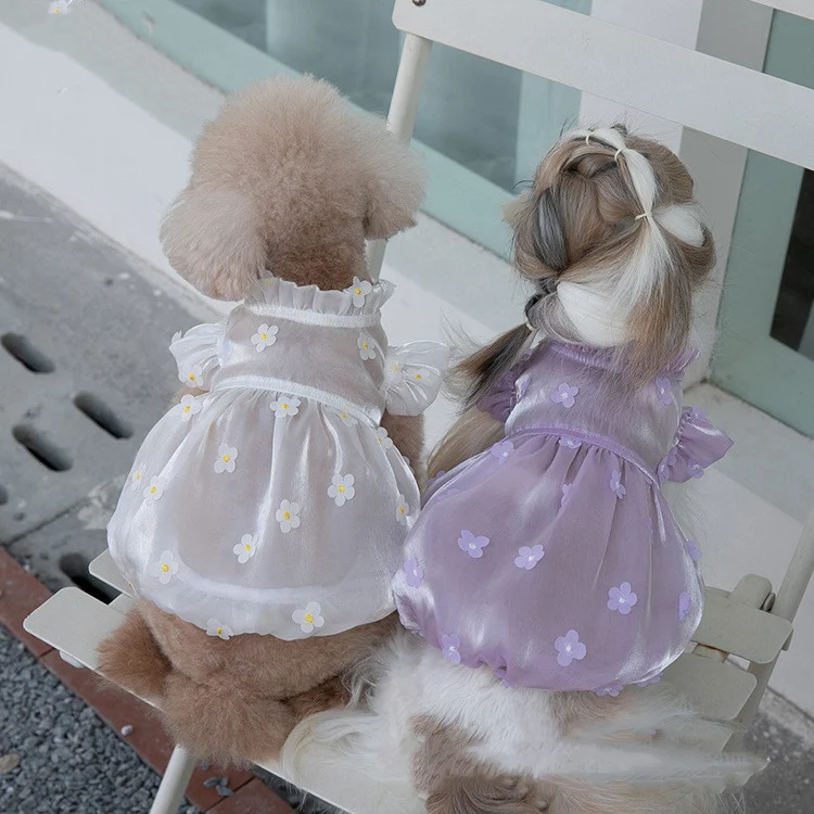 Title 6, Streamer Three-dimensional Flower Gauze Skirt D...