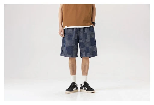 Title 18, Summer Japanese Retro Workwear Shorts for Men. ...