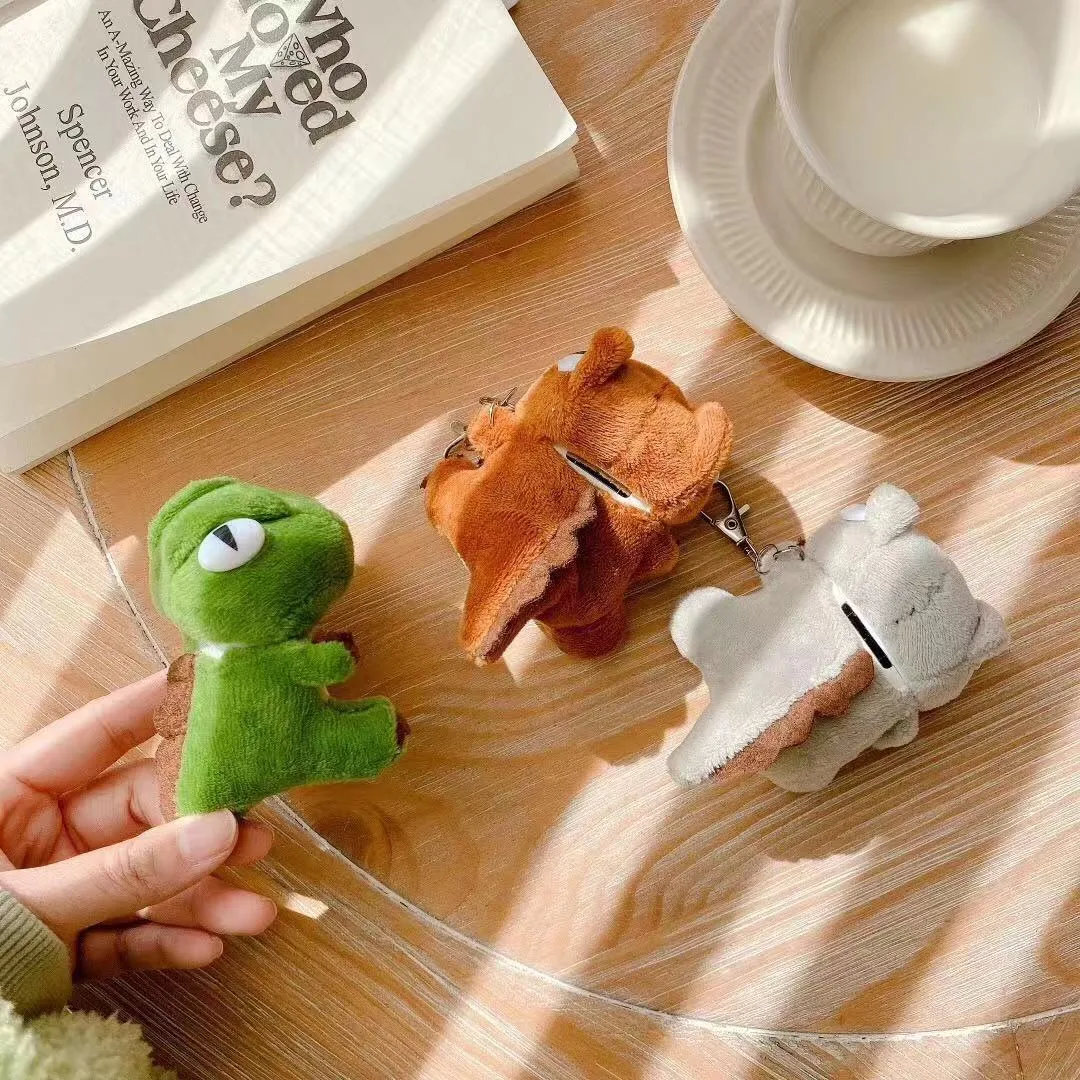 Title 1, Dinosaur doll earphone protective cover. Protec...