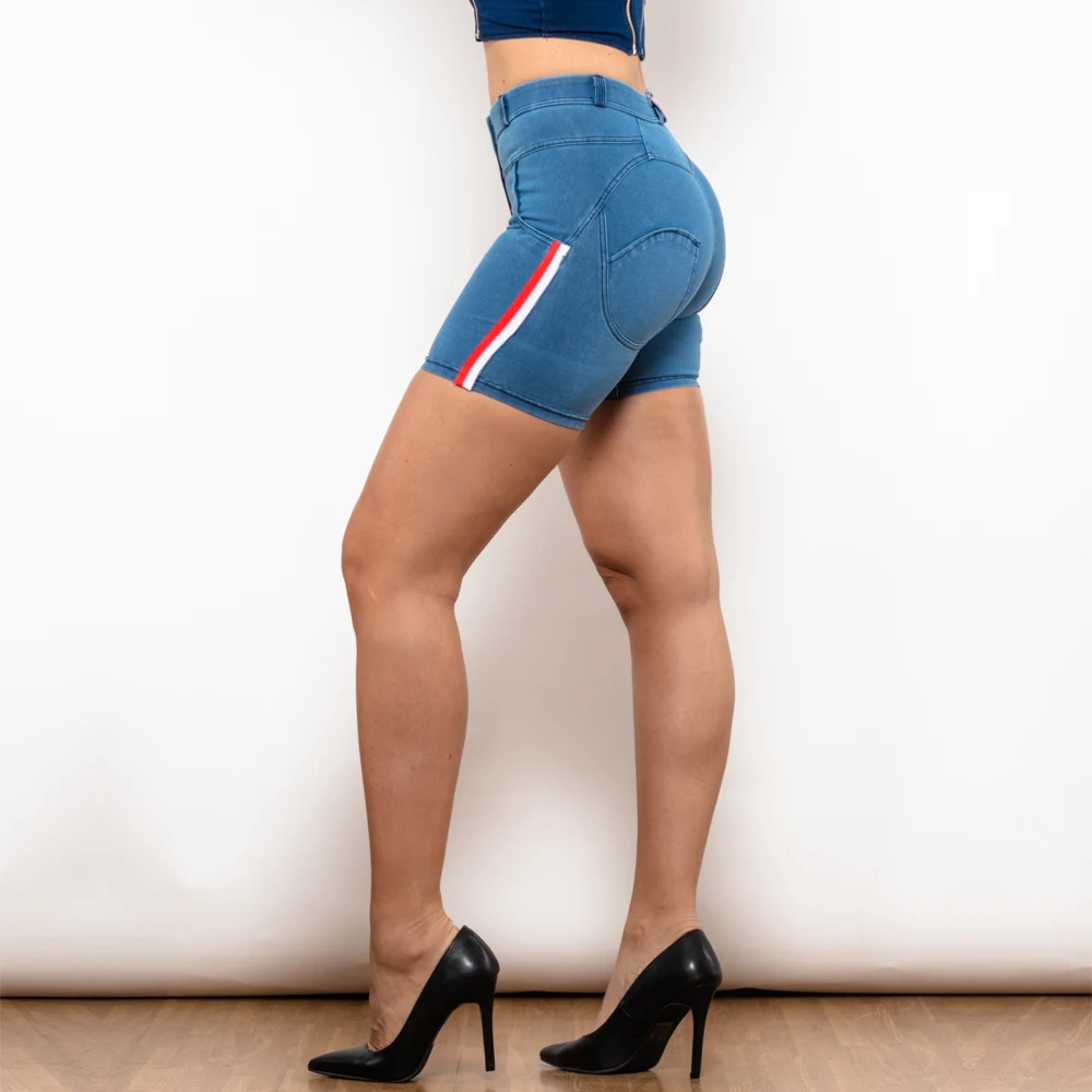 Title 7, Shascullfites Melody Shorts Jeggings Blu Chiaro...