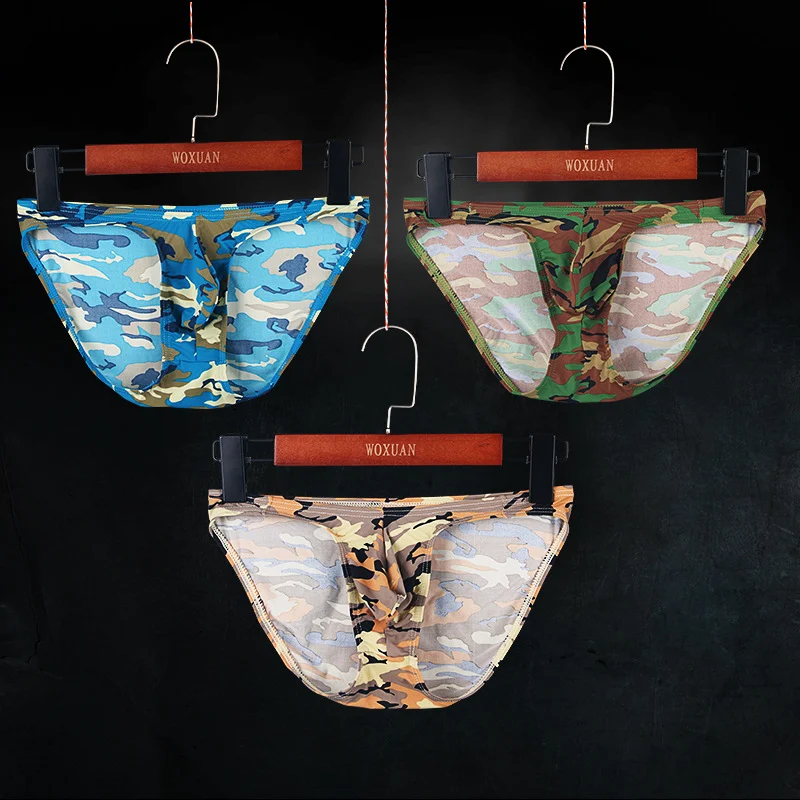 Camuflagem da moda convexa grita de cueca masculina — foto 9