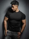 Men's Sports Casual Workout Stretch Quick-drying Solid Color Short Sleeve T-shirt perfect for exercise, training, or eve — photo 9