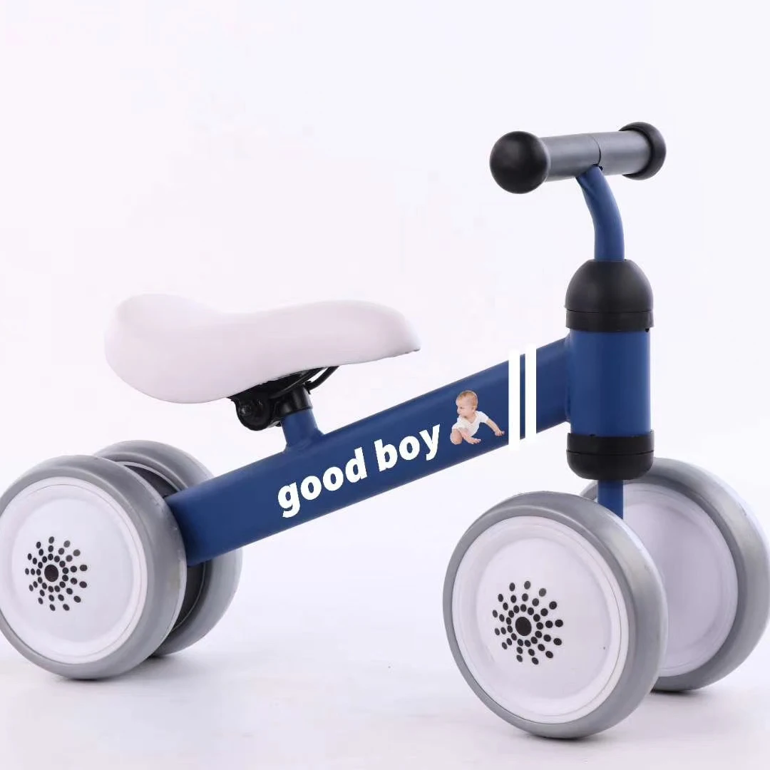 Title 10, Plastic No-pedal Baby Kids Push Balance Bike Th...