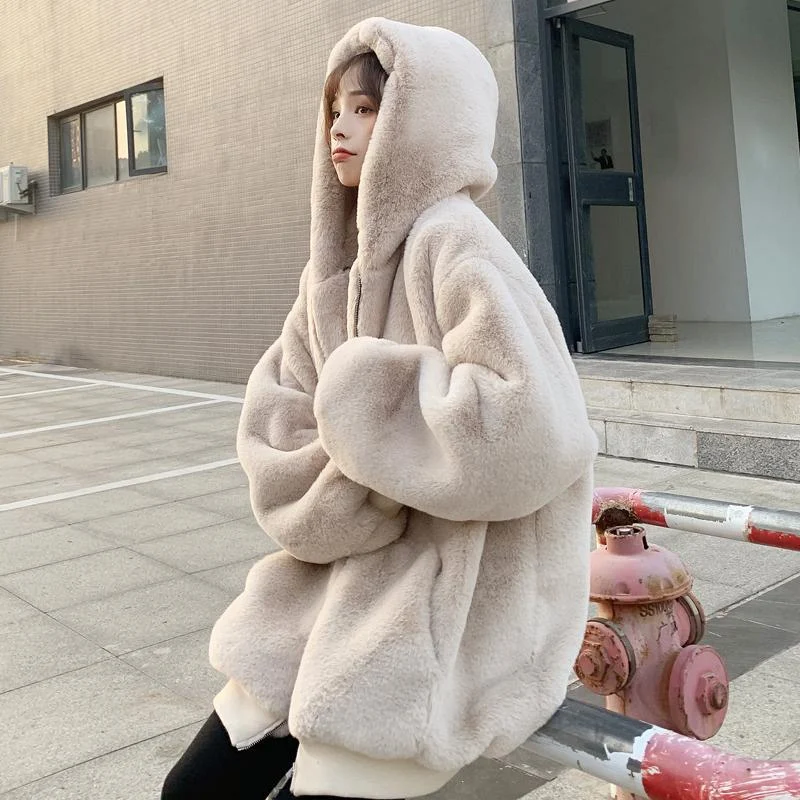 Title 6, Vintage Slouchy Plush Coat Fashion Top for wome...