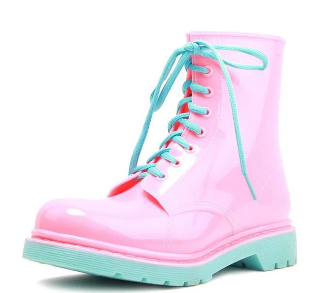 Transparent glitter rain boots for a stylish, waterproof experience. Stay dry and sparkle, perfect for rainy days and ou — photo 1