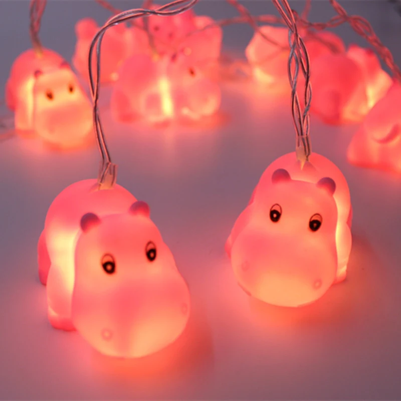 Title 5, Vinyl animal LED light string adds a playful gl...