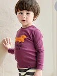 Conjunto Infantil Long John Outono Inverno Meninos e Meninas Pijama Homewear Bebê Roupa de Dormir Quentinha e Confortável para Noites Frias — foto 5