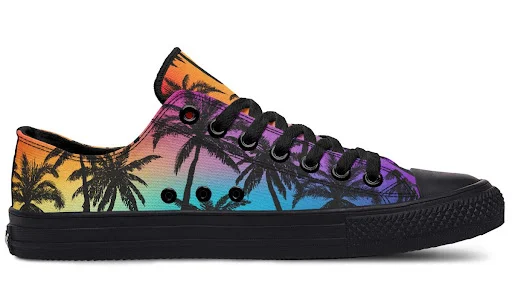 Title 2, Mode bedrukte hoge canvas schoenen voor koppels...
