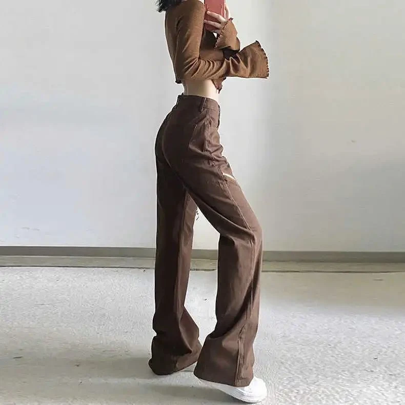 Women's fashionable all-match retro high waist zipper jeans, perfect for any occasion. Stylish, comfortable and versatil — photo 2