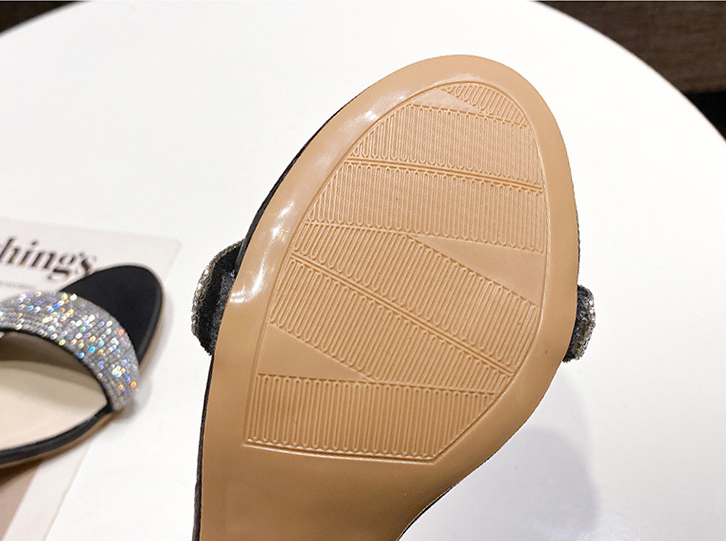 Title 5, Womens Korean Fashion Sandals Round Toe High H...