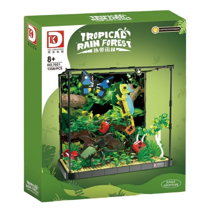 Climbing Pet Landscape Tropical Rainforest Building Blocks Toy Encourages activity, promotes exploration and creates a f — photo 1