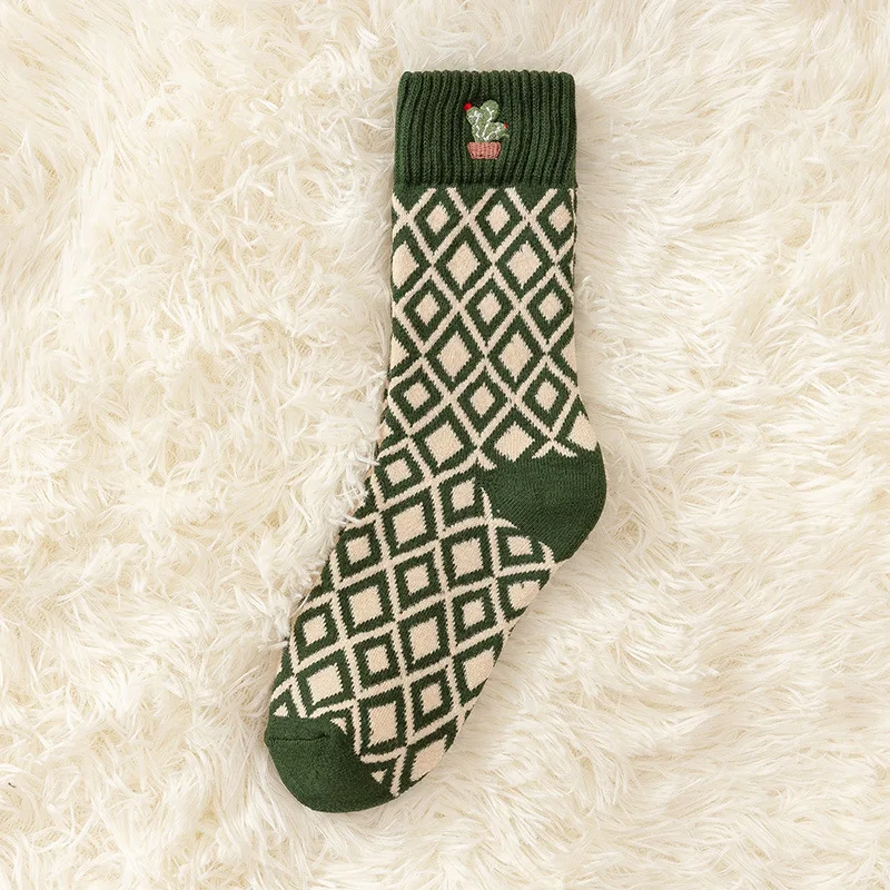 Title 2, Women Terry Socks Thickened In Winter