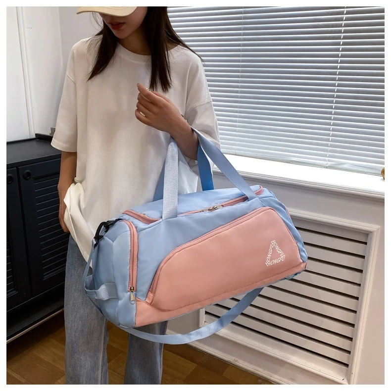 Mochila de Viagem Portátil com Separação Seco/Molhado Grande Capacidade Perfeita para Viajar & Academia, Organize Roupas e Itens. — foto 7