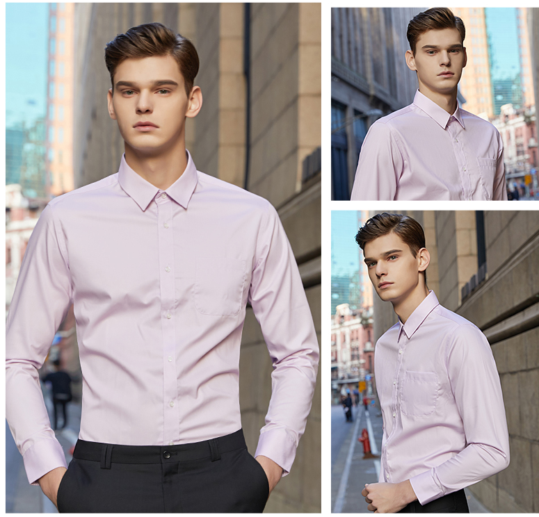 Title 20, Camisa Branca Masculina Manga Longa Sem Ferro T...