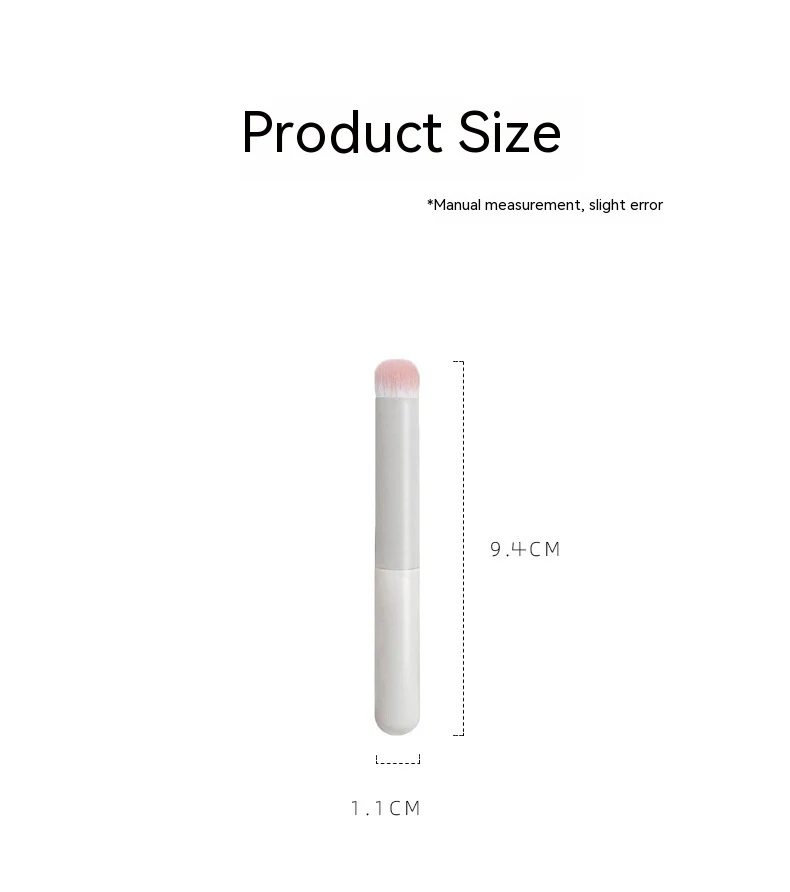 Title 1, Boxed Mini Lip Brush, a convenient round-headed...
