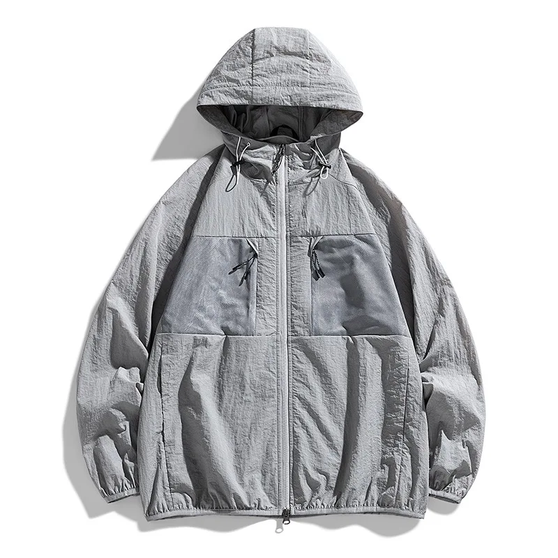 Men's Fashion Personality Loose Ice Silk Coat, a cool and breathable summer essential for comfort and style, perfect for — photo 1