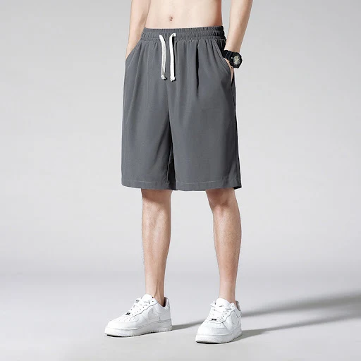 Title 6, Youth Outer Wear Ice Silk Shorts Simple Solid C...