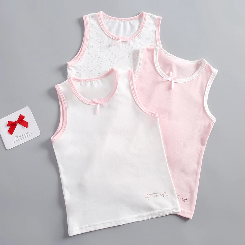 Canotta estiva per bambina, maglietta intima per neonati. Leggera e traspirante, perfetta per il caldo. Comoda e versatile, ideale per l'estate — foto 1