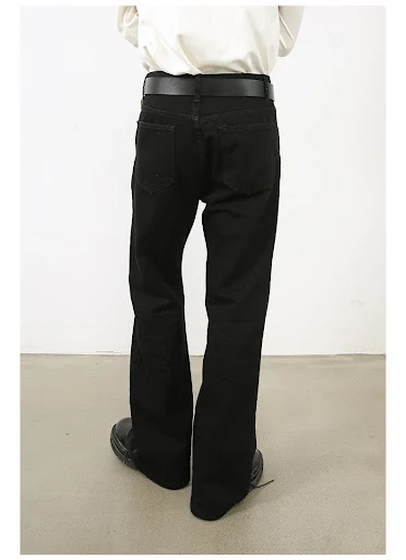 Title 11, Street Dark Loose Slightly Flared Jeans met Rit...