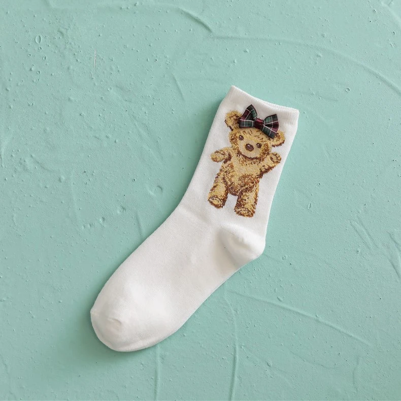 Autumn and winter new Japanese bear socks — photo 2