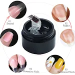 Esmalte de unha com fibra e borracha para extensão e reparo. Fortalece, repara e alonga suas unhas instantaneamente. — foto 6