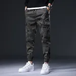 Personalized Camouflage Ankle Banded Pants Loose Men Comfortable and stylish men's pants with a unique design and loose — photo 8