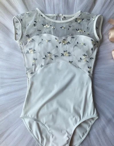 Title 8, Womens Embroidered Jumpsuit Ballet Practice Cl...