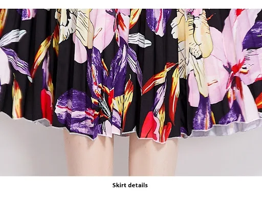 Title 7, Loose Top Slimming Pleated Skirt