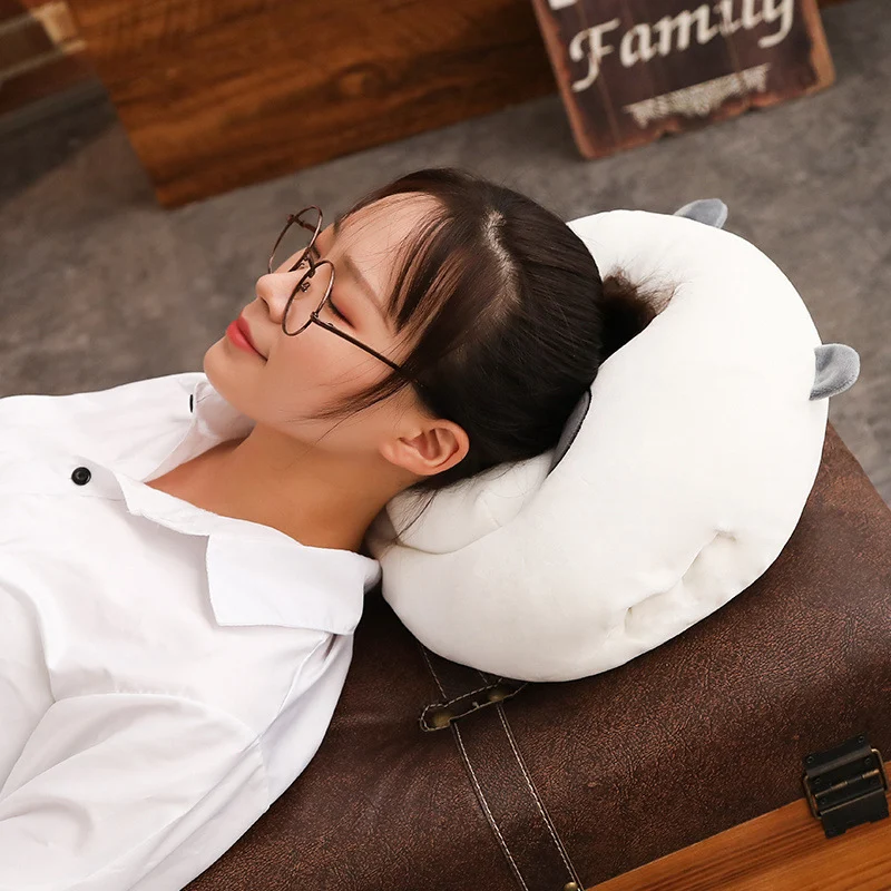 Panda hand warming pillow provides cozy warmth. This soft and cuddly pillow is perfect for keeping your hands warm and c — photo 5