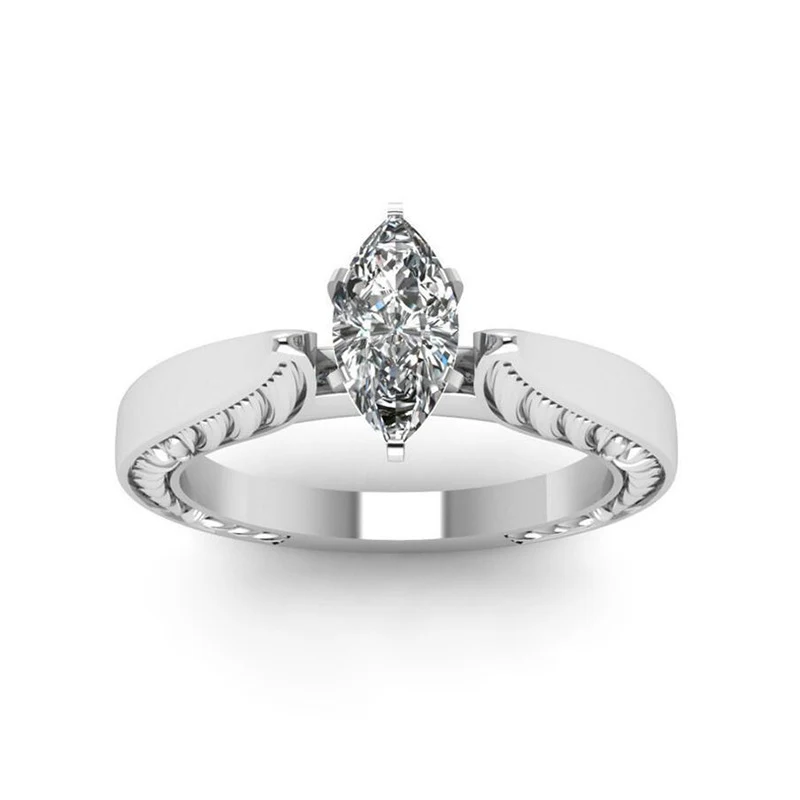 Anel Vintage com Zircônia Olho de Cavalo, design elegante e atemporal. Ideal para presentear e realçar sua beleza. — foto 6