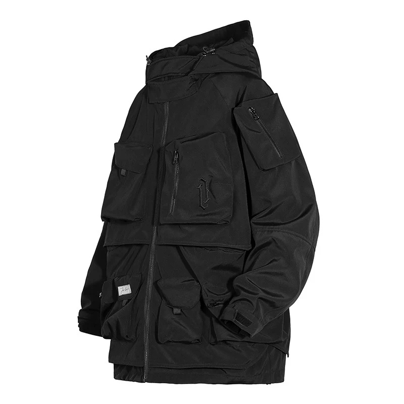 Title 2, Hooded Work Clothes with Three-dimensional Mult...