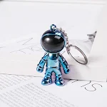 Collana Portachiavi Spaceman Cross Korean Hip Hop. Accessorio moda per un look unico e urbano. Esprimi il tuo stile con questo elemento distintivo, perfetto per tutti i giorni. — foto 9