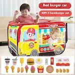 Cozinha de brinquedo de simulação infantil em plástico. Estimula brincadeiras de faz de conta, desenvolve habilidades culinárias e é segura para crianças. — foto 4