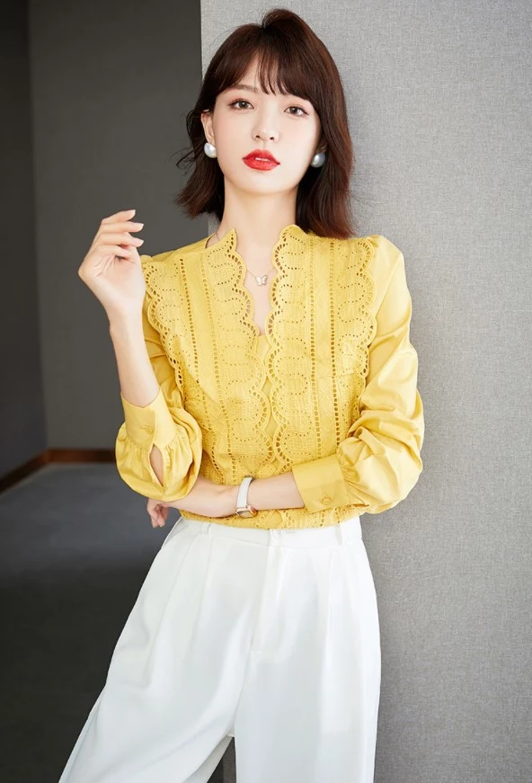 Title 2, Spring French Blouse Design For Women