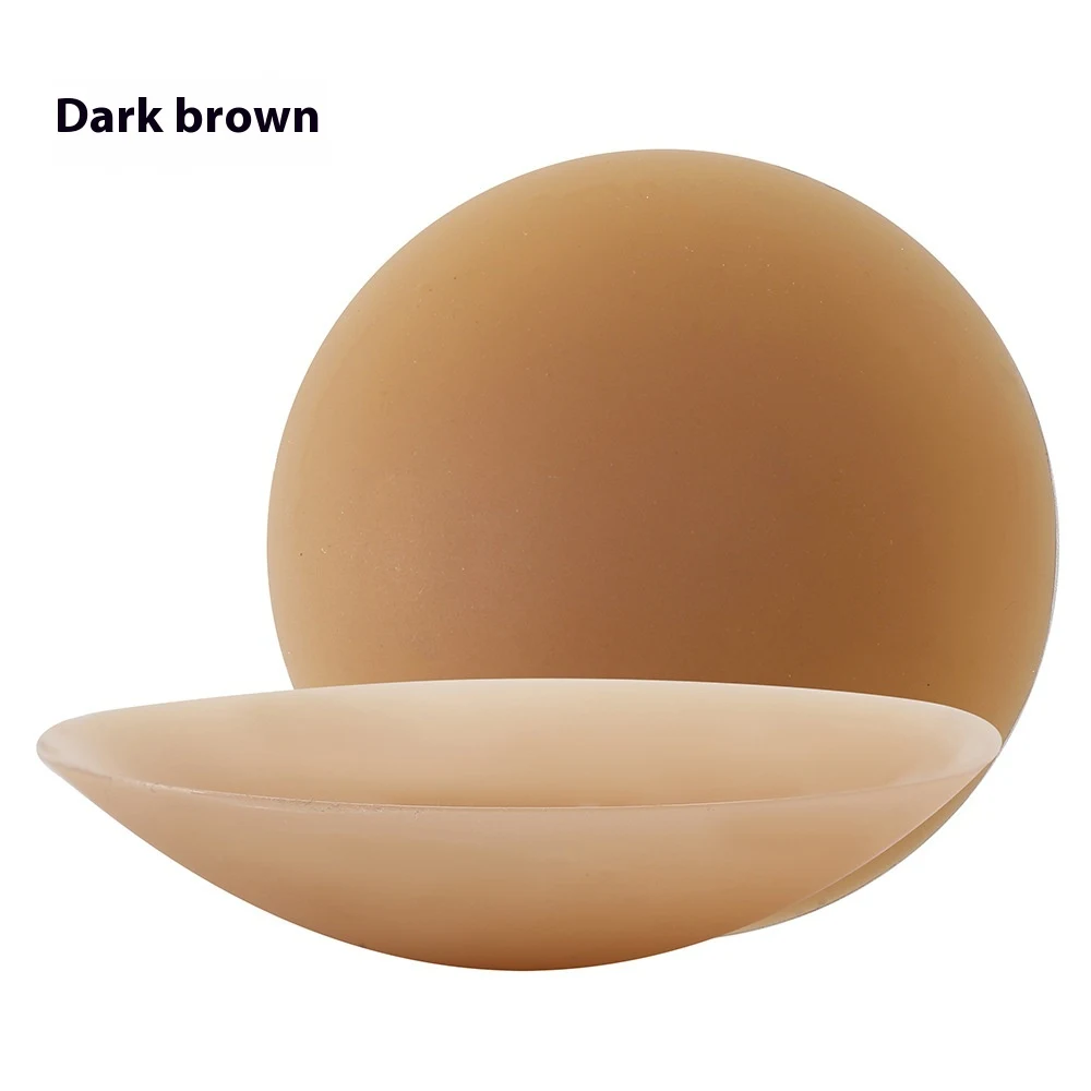 Female minimalist and versatile solid silicone nipple patches for discreet and comfortable wear under any clothing, reus — photo 25