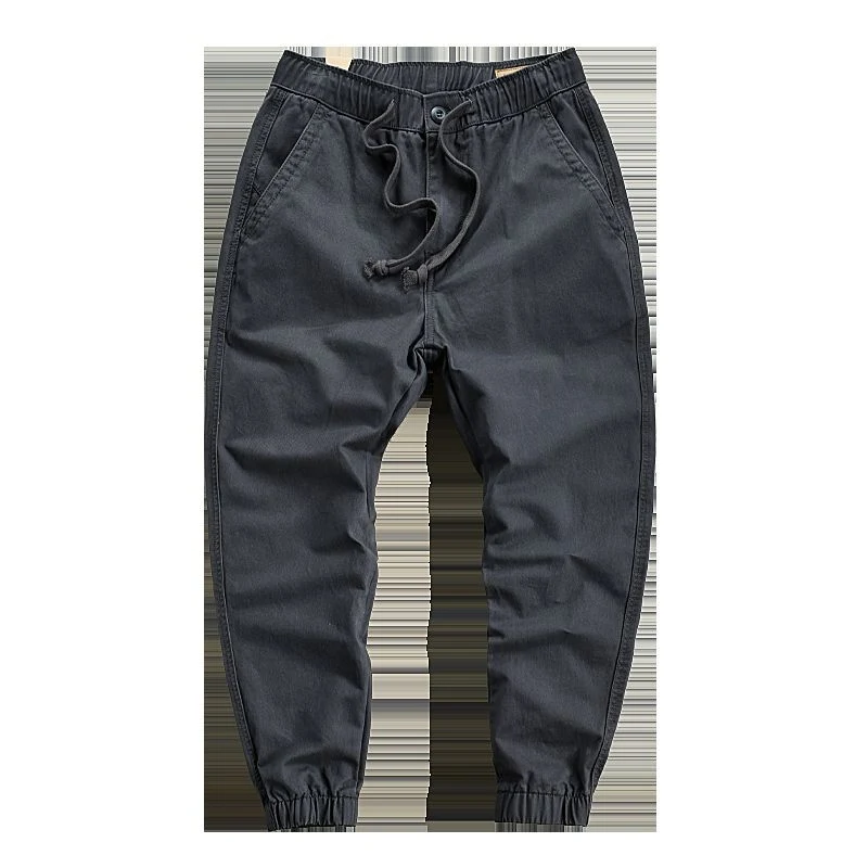 Versatile Men's Workwear Pants, Wear-resistant, Solid Color, Fashionable Casual Cargo Pants for Work and Everyday Wear, — photo 4