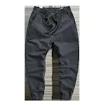 Versatile Men's Workwear Pants, Wear-resistant, Solid Color, Fashionable Casual Cargo Pants for Work and Everyday Wear, — photo 4