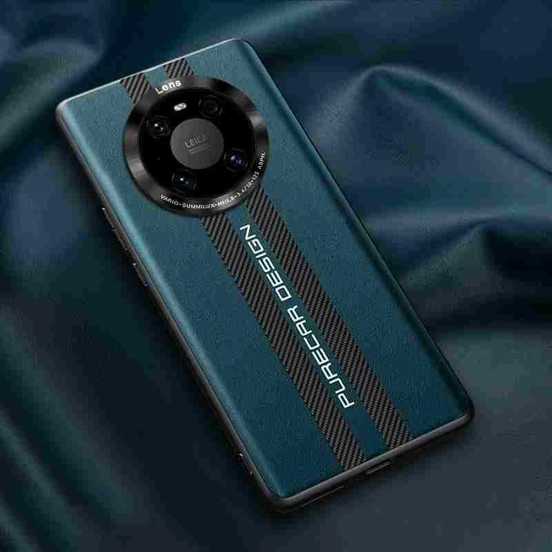 Title 5, Capa para celular de couro de celulose de carbo...