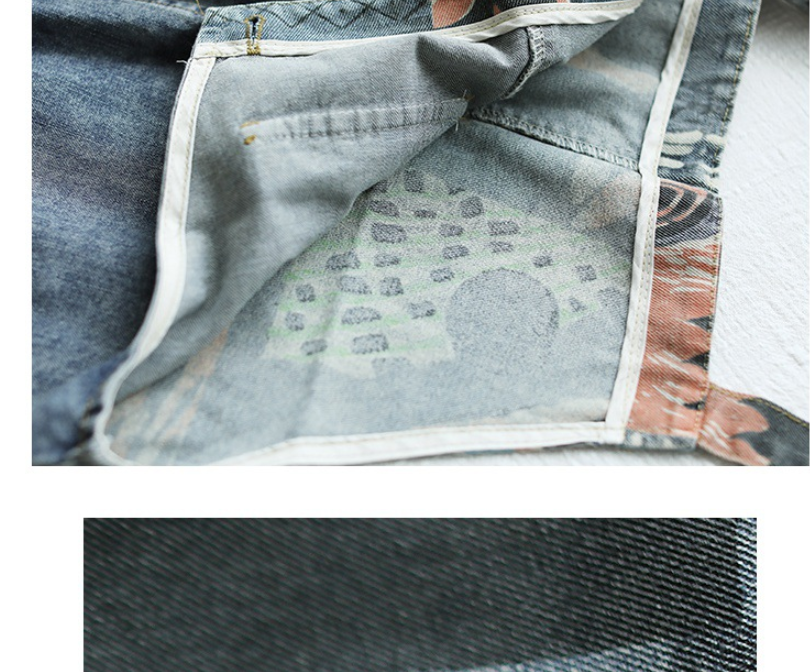Title 4, Macacão feminino estampado denim, estilo bloome...