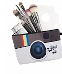 Beauty case con stampa fotocamera, perfetto per i viaggi. Conserva i tuoi cosmetici con stile e sicurezza, ideale come regalo. — foto 4