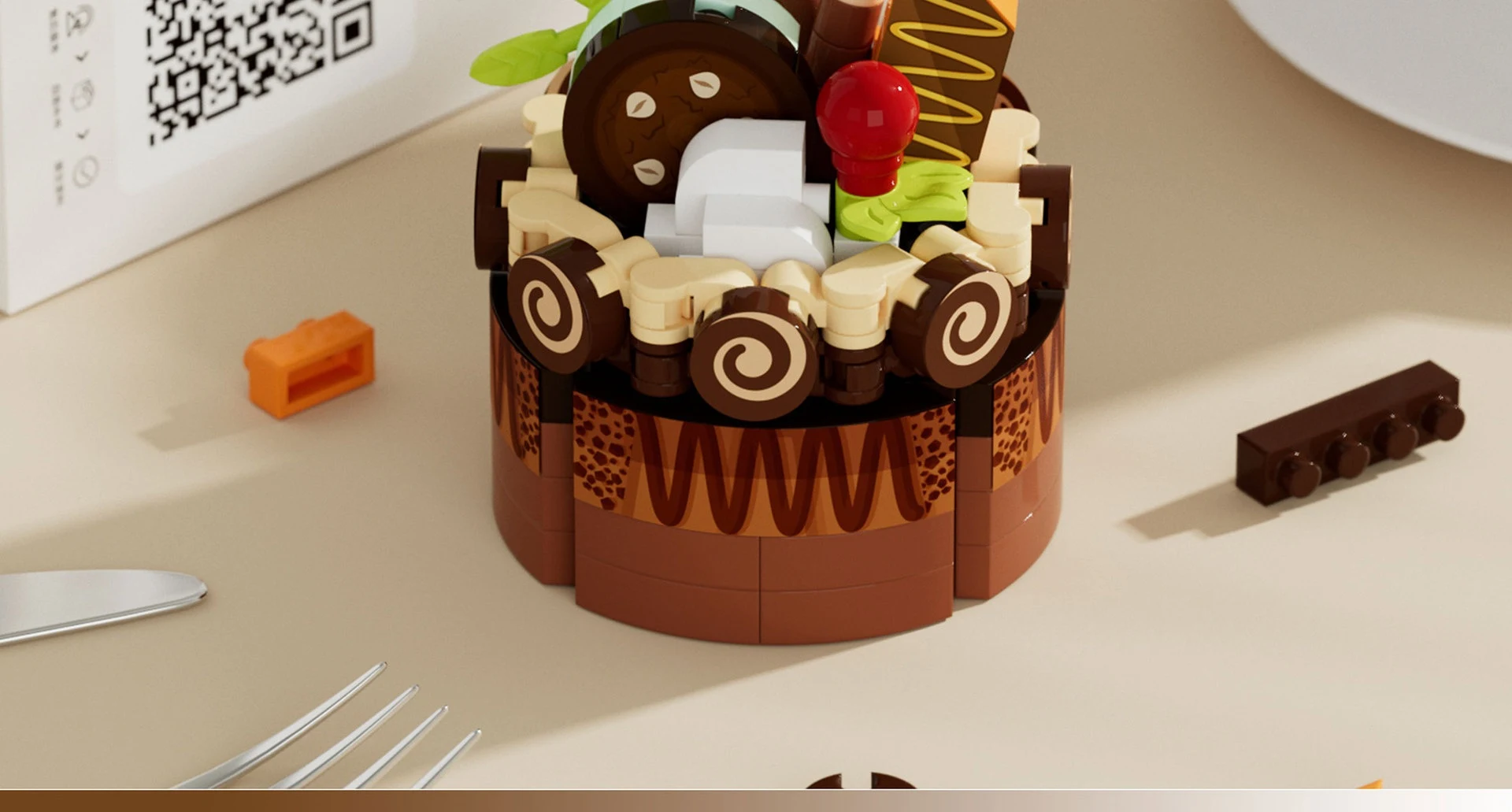Title 2, Dessert Party Cake Taro Bobo Building Blocks To...