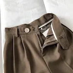 Show Figure Casual Pak Hoge Taille Rechte Broek Comfort en Stijl voor Elke Gelegenheid – De Perfecte Outfit voor een Casual Look. — foto 15