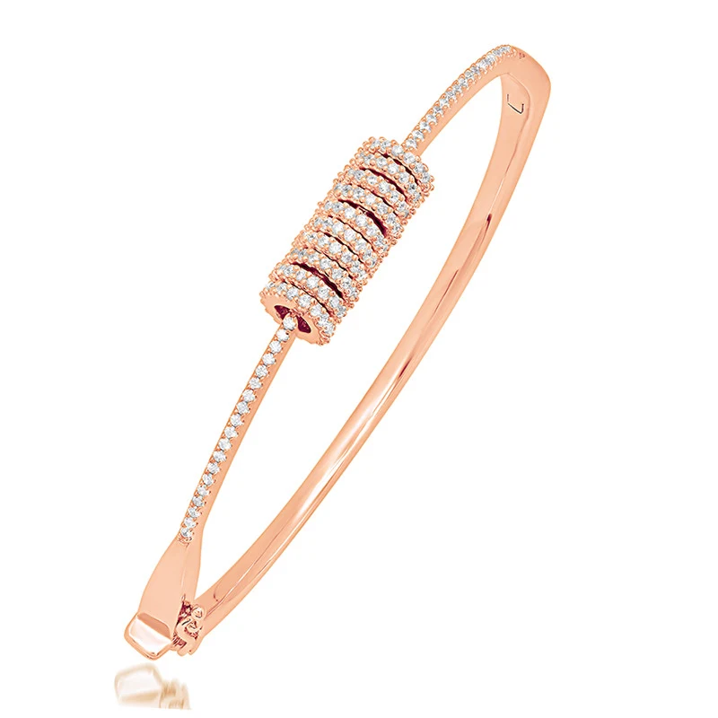 Title 9, Pulseira Banhada a Ouro 925 com Diamantes 5A Co...