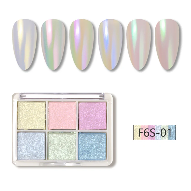 Pó Espelho Mágico Sólido para Manicure 6 Cores Unhas Perfeitas com Efeito Espelhado Fácil Aplicação e Acabamento Incrível e Duradouro — foto 20