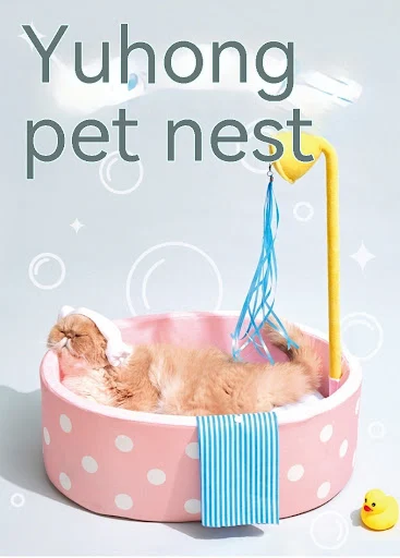 Title 2, Bathtub Pet Bed Autumn And Winter Warm Nest for...