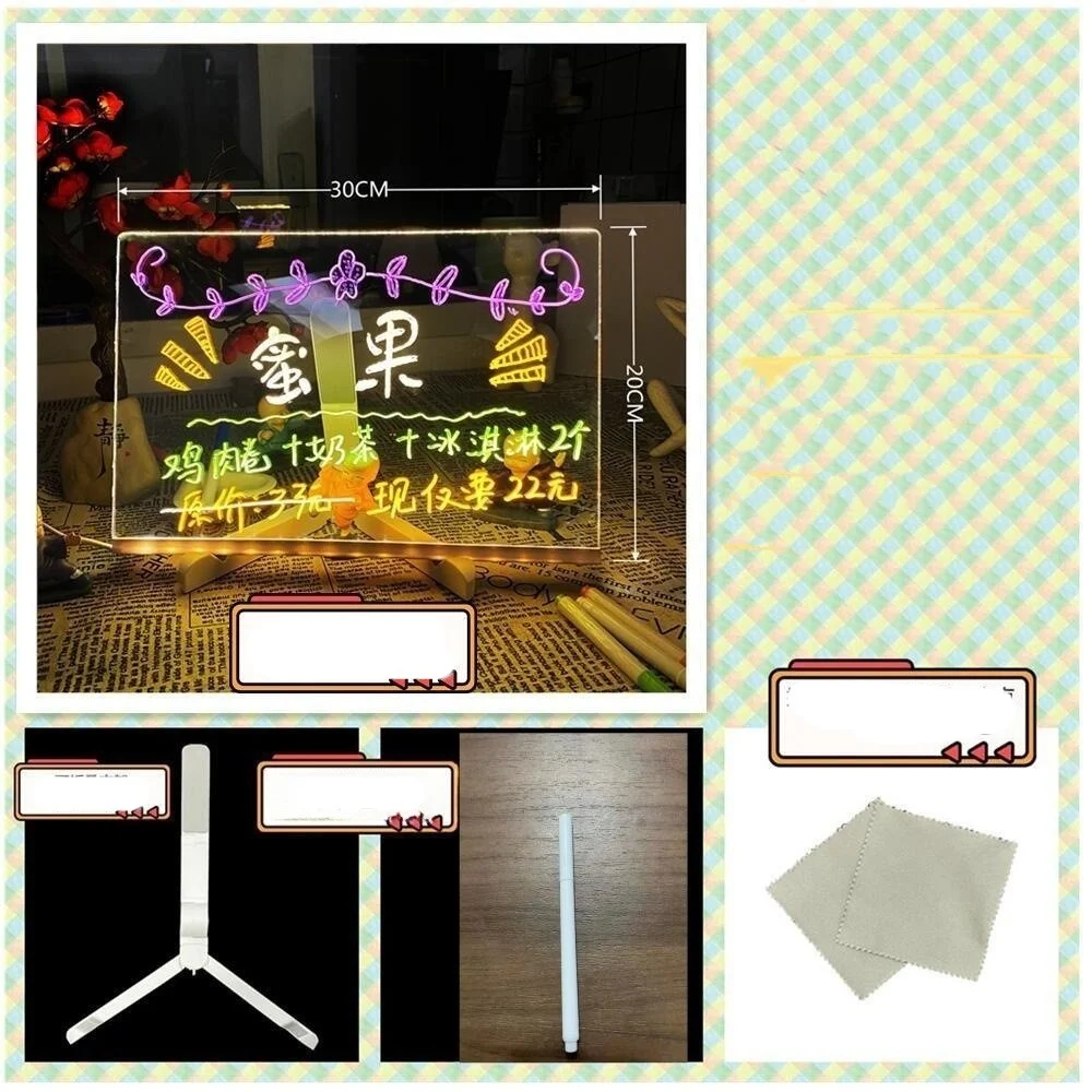 Title 8, Cross-border Erasable DIY Acrylic Transparent M...