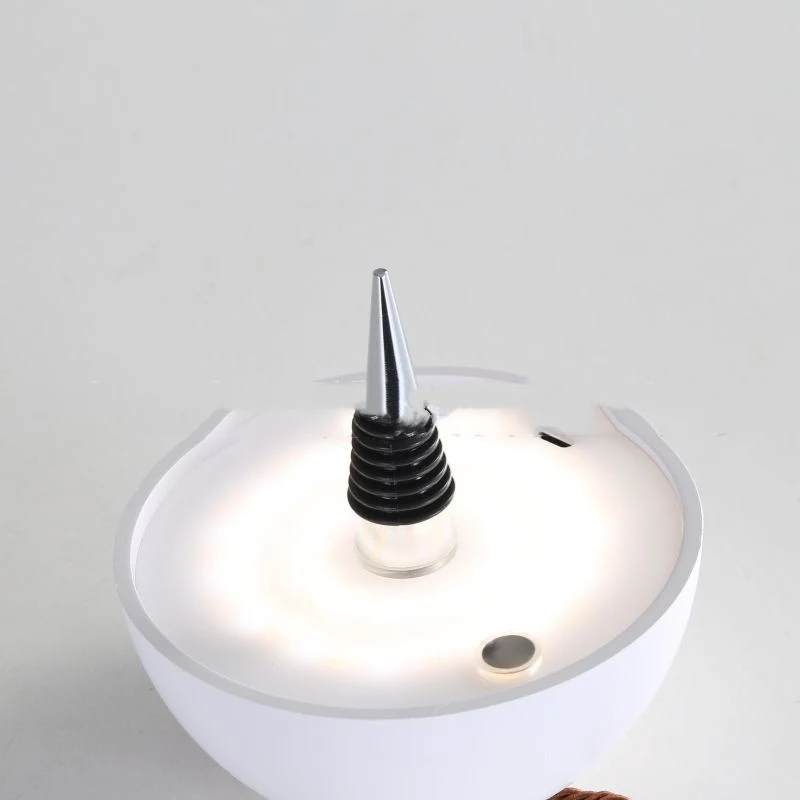 Title 7, Creative Plug-in Wine Bottle Table Lamp with Th...