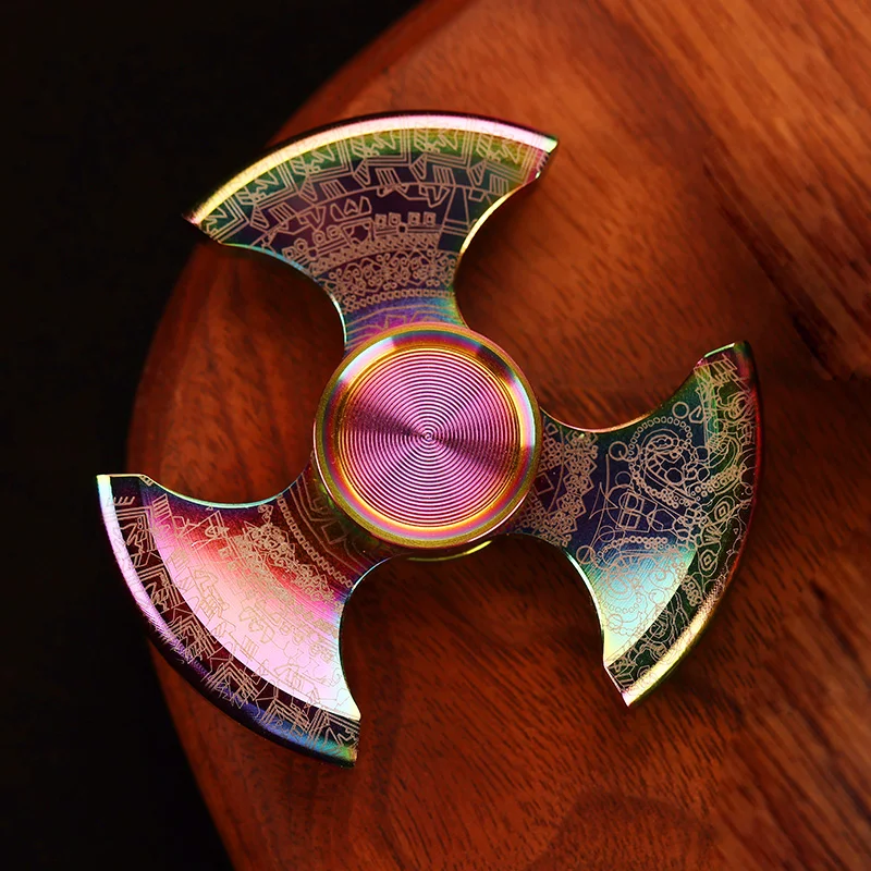 Aço Inoxidável Kung Fu Whirlwind EDC Artefato de Descompressão Cobre Puro Alívio de Estresse, Concentração, Design Durável e Elegante — foto 5