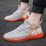 Męskie sportowe buty codzienne w koreańskim stylu. Wygodne, stylowe i idealne do noszenia na co dzień oraz do lekkich aktywności sportowych. — zdjęcie 18
