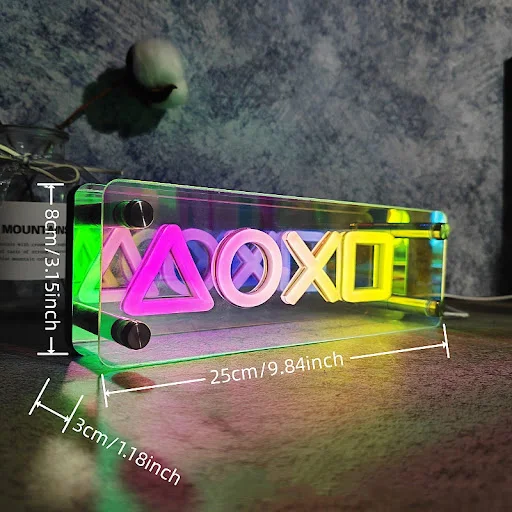 Title 4, Colorful Multi-layer Mirror Atmosphere Night Li...